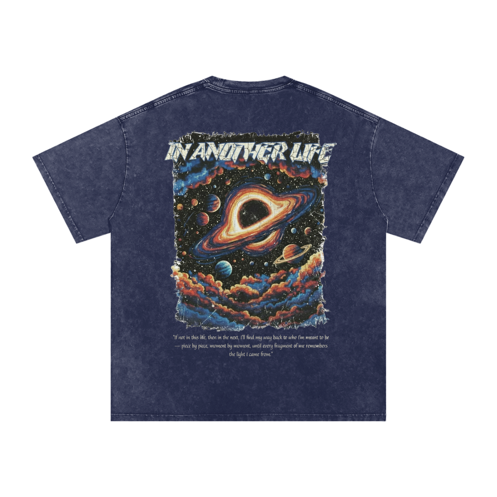 VANTAGE- new life-Snow Washed Oversized T-Shirt