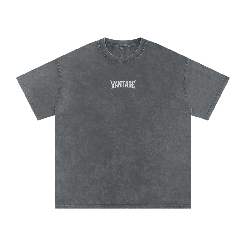 VANTAGE- new life-Snow Washed Oversized T-Shirt