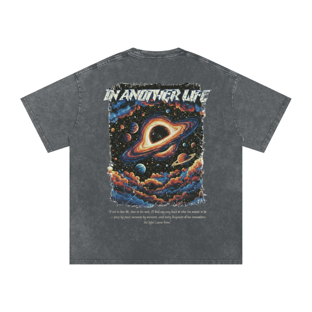 VANTAGE- new life-Snow Washed Oversized T-Shirt