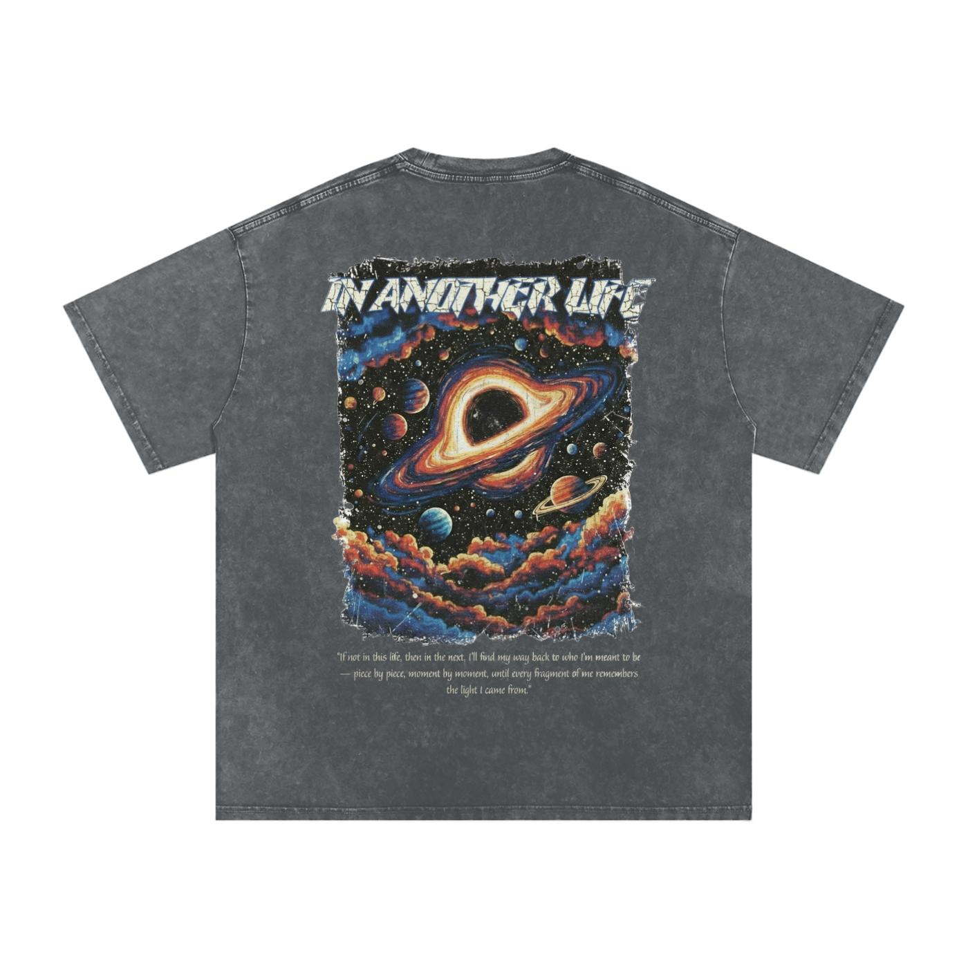 VANTAGE- new life-Snow Washed Oversized T-Shirt