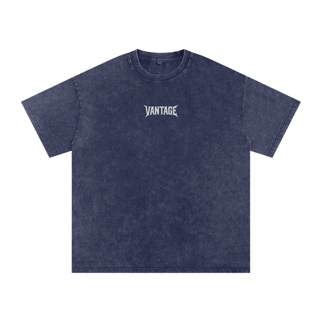 VANTAGE- new life-Snow Washed Oversized T-Shirt