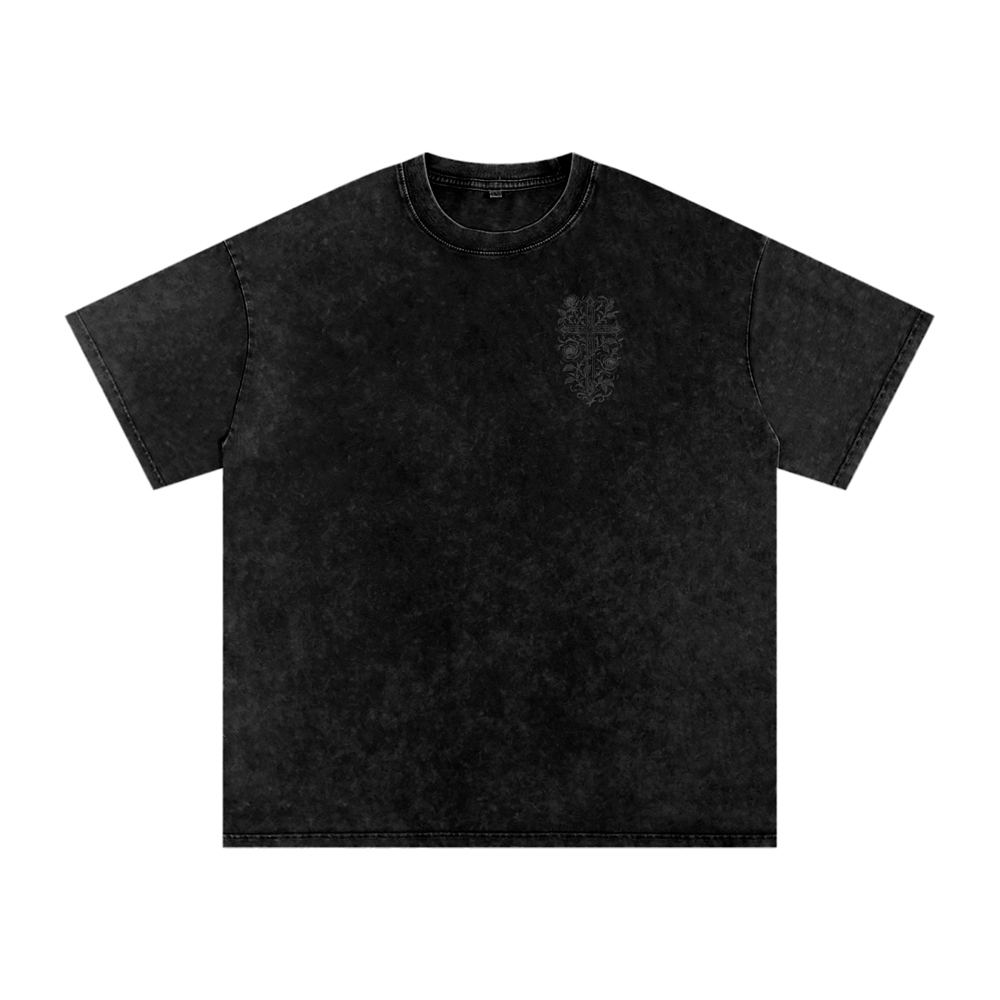 VANTAGE 1.0 -Snow Washed Oversized Cotton T-Shirt