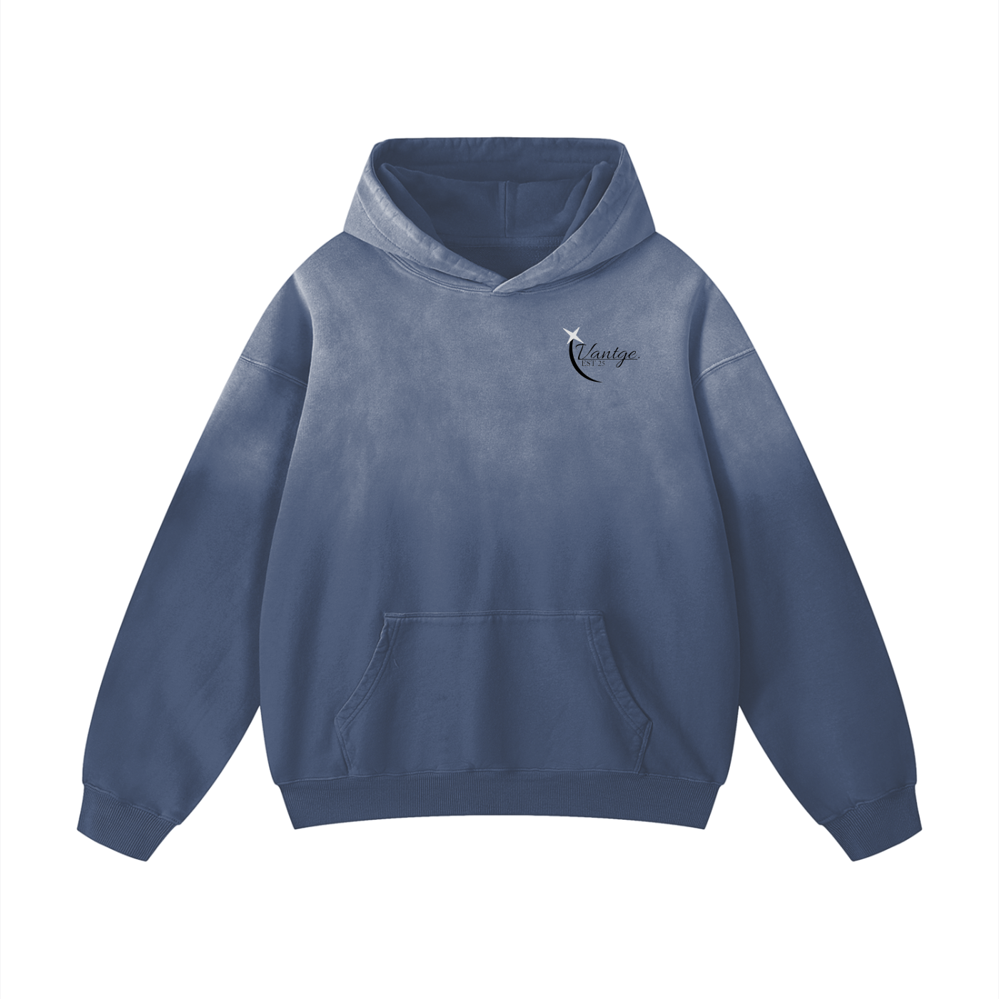 Vantage moon-Heavyweight Sunfade Oversized Hoodie