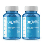 Biotrients - Ashwagandha Vitamin D Gummies - Improved Sleep, Stress Reduction, Relaxation And Cognitive Support For Men And Women, Mixed Berry, Gluten Free And Gelatin Free. America's #1 Ashwagandha - 60 GOlI Capsules Per Bot